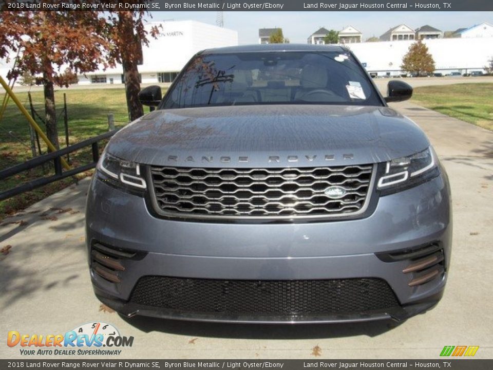 2018 Land Rover Range Rover Velar R Dynamic SE Byron Blue Metallic / Light Oyster/Ebony Photo #9