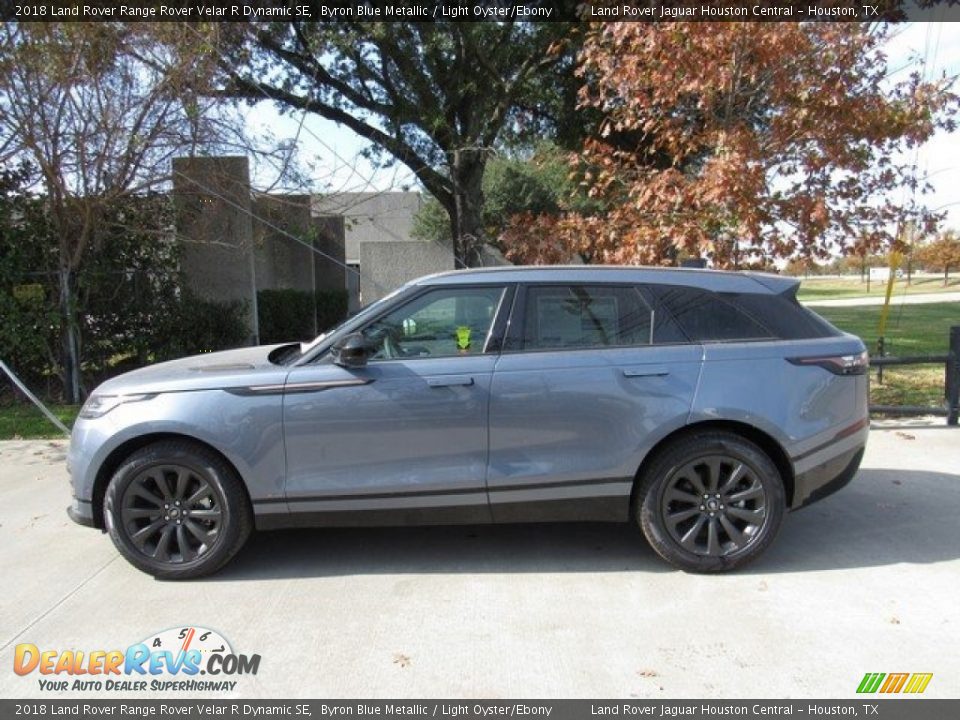 2018 Land Rover Range Rover Velar R Dynamic SE Byron Blue Metallic / Light Oyster/Ebony Photo #11