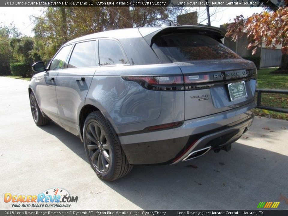 2018 Land Rover Range Rover Velar R Dynamic SE Byron Blue Metallic / Light Oyster/Ebony Photo #12
