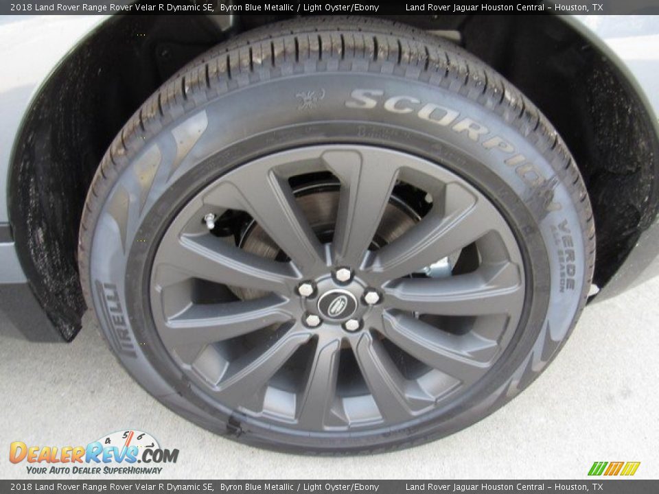 2018 Land Rover Range Rover Velar R Dynamic SE Byron Blue Metallic / Light Oyster/Ebony Photo #23