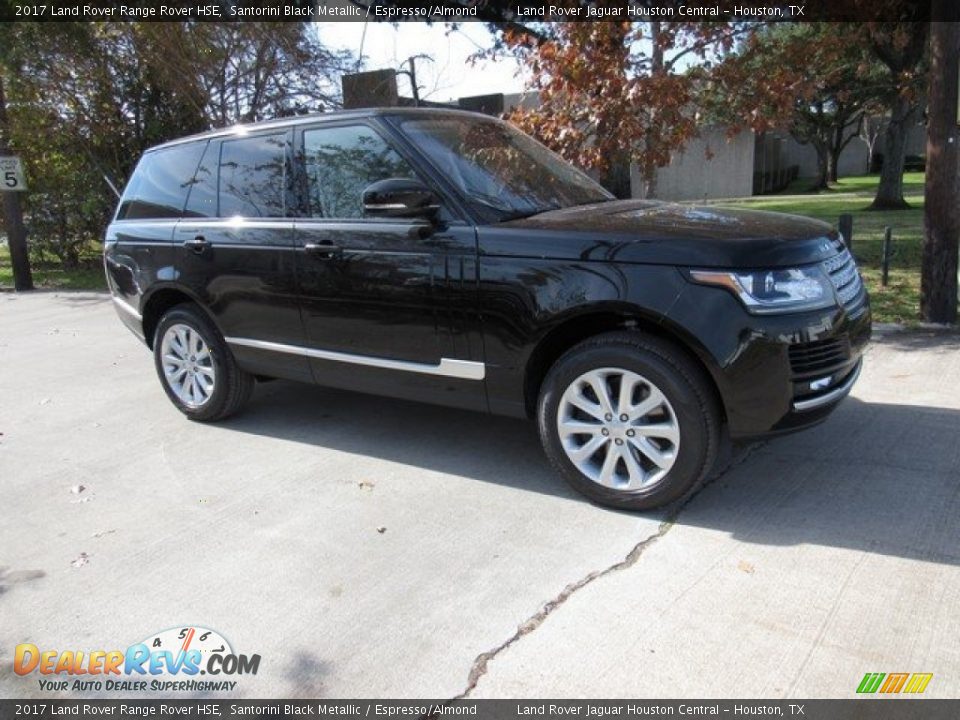 2017 Land Rover Range Rover HSE Santorini Black Metallic / Espresso/Almond Photo #1