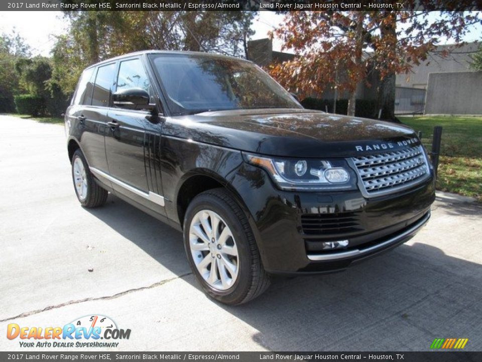 2017 Land Rover Range Rover HSE Santorini Black Metallic / Espresso/Almond Photo #2