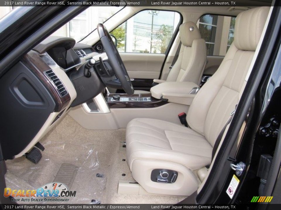 2017 Land Rover Range Rover HSE Santorini Black Metallic / Espresso/Almond Photo #3