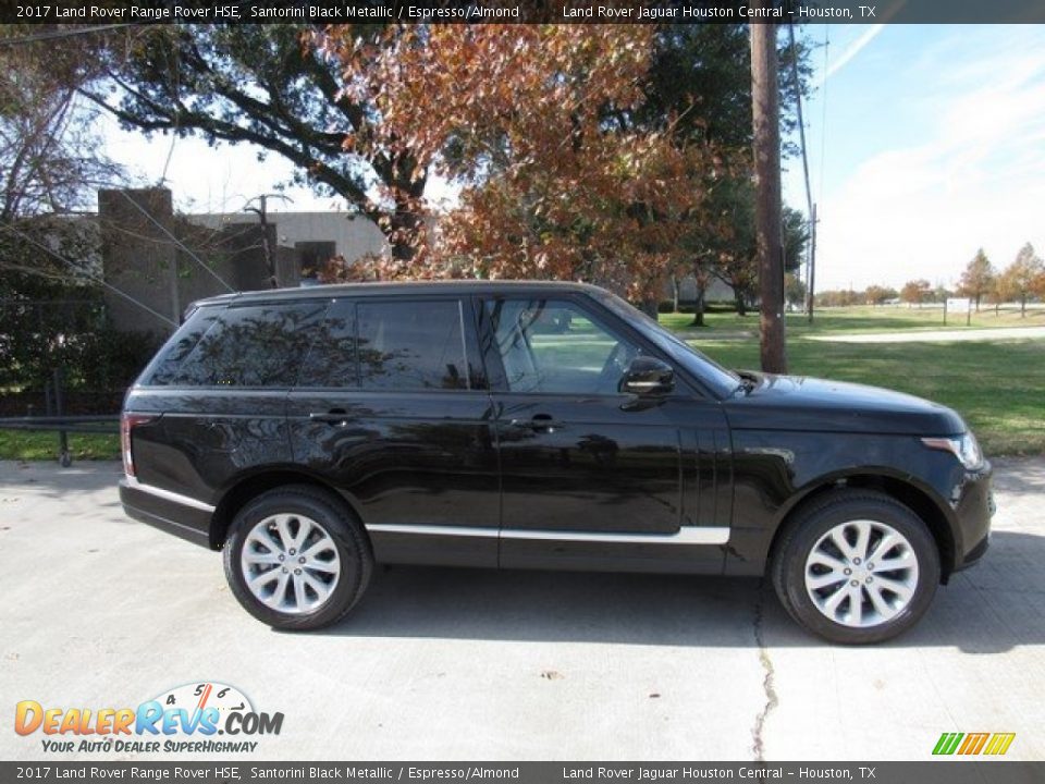 2017 Land Rover Range Rover HSE Santorini Black Metallic / Espresso/Almond Photo #6
