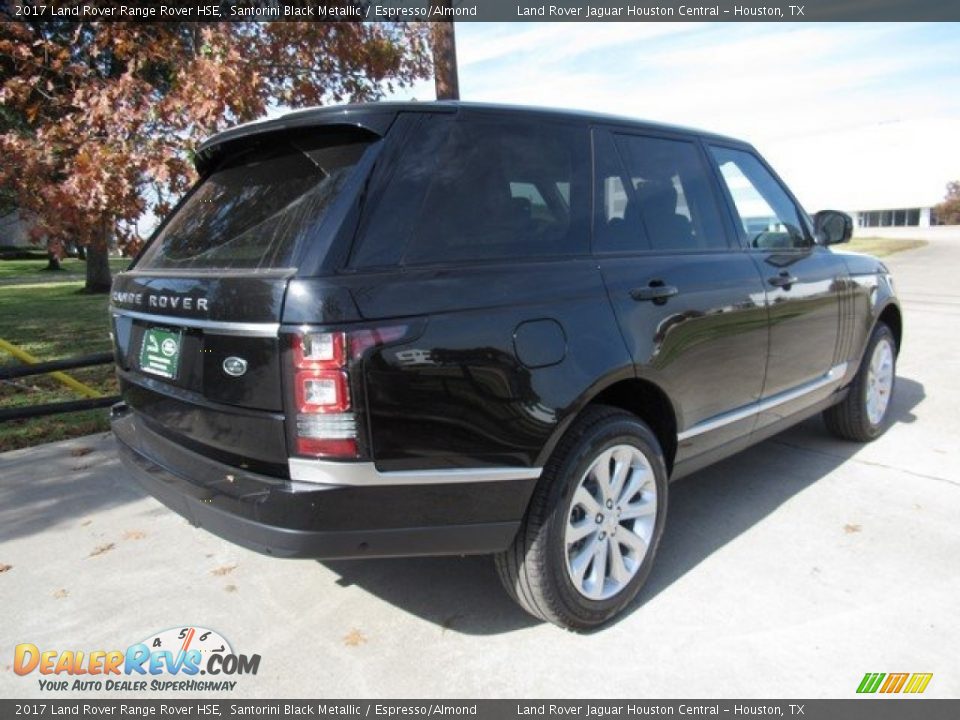 2017 Land Rover Range Rover HSE Santorini Black Metallic / Espresso/Almond Photo #7