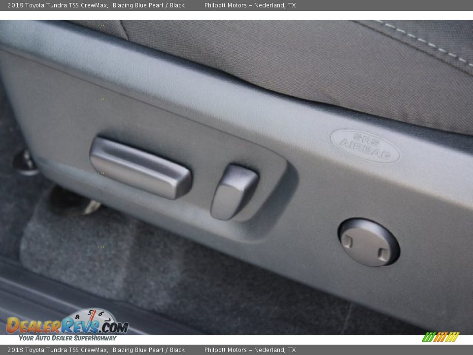2018 Toyota Tundra TSS CrewMax Blazing Blue Pearl / Black Photo #10
