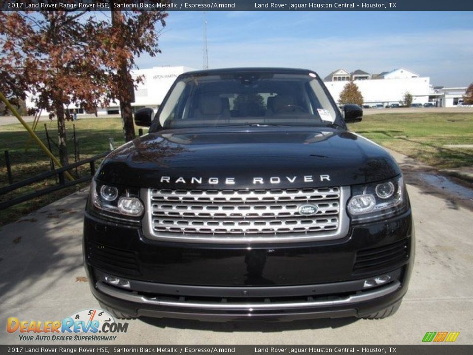 2017 Land Rover Range Rover HSE Santorini Black Metallic / Espresso/Almond Photo #9