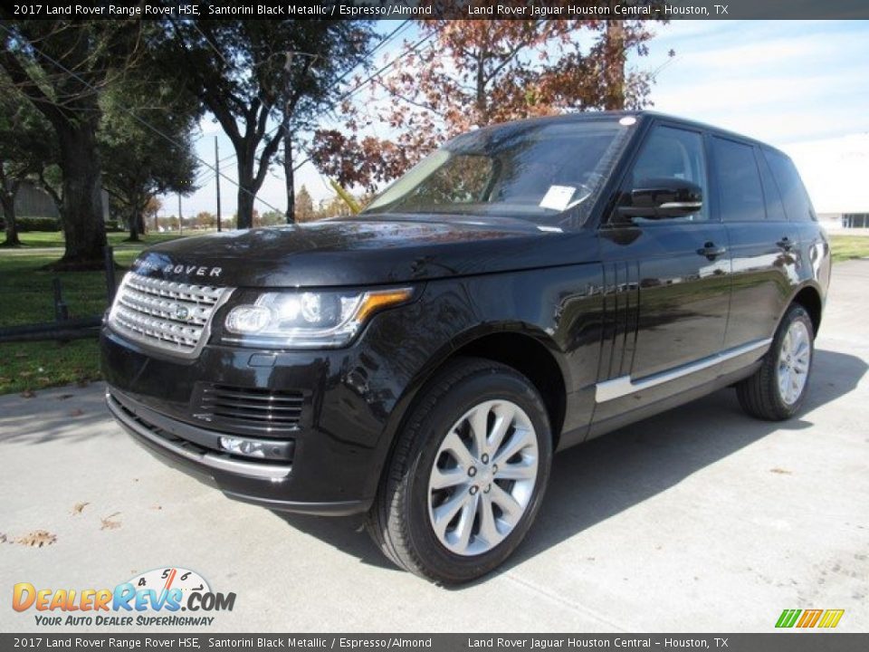 2017 Land Rover Range Rover HSE Santorini Black Metallic / Espresso/Almond Photo #10