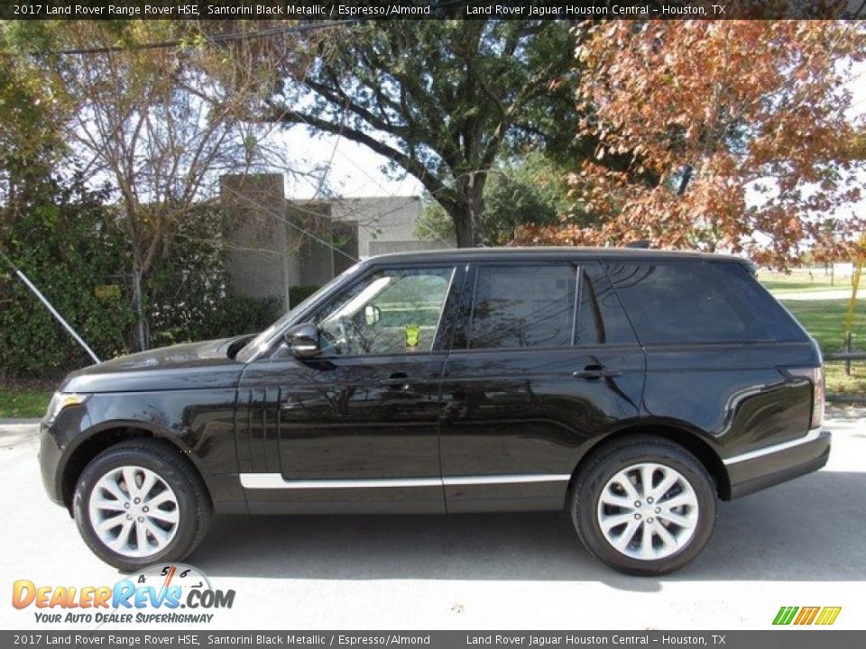 2017 Land Rover Range Rover HSE Santorini Black Metallic / Espresso/Almond Photo #11