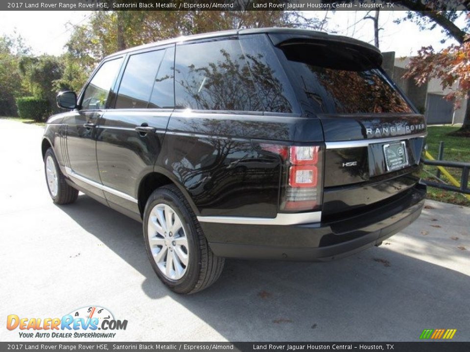 2017 Land Rover Range Rover HSE Santorini Black Metallic / Espresso/Almond Photo #12