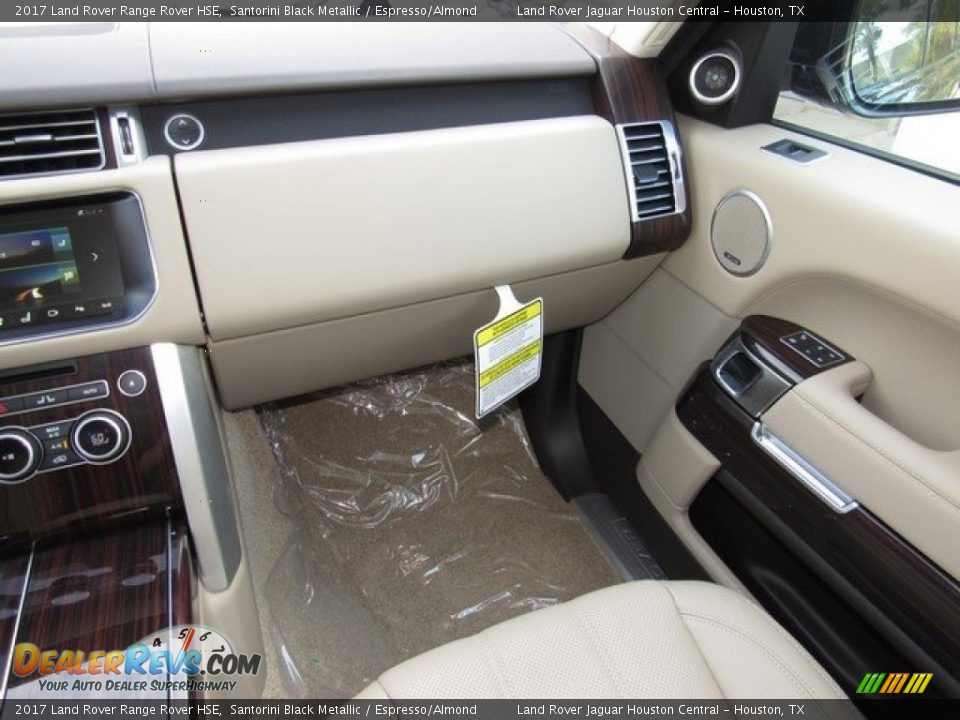 2017 Land Rover Range Rover HSE Santorini Black Metallic / Espresso/Almond Photo #14