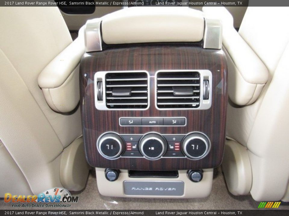 2017 Land Rover Range Rover HSE Santorini Black Metallic / Espresso/Almond Photo #15