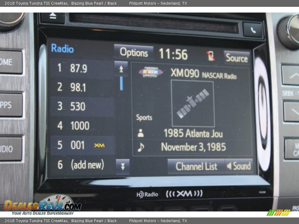 2018 Toyota Tundra TSS CrewMax Blazing Blue Pearl / Black Photo #19