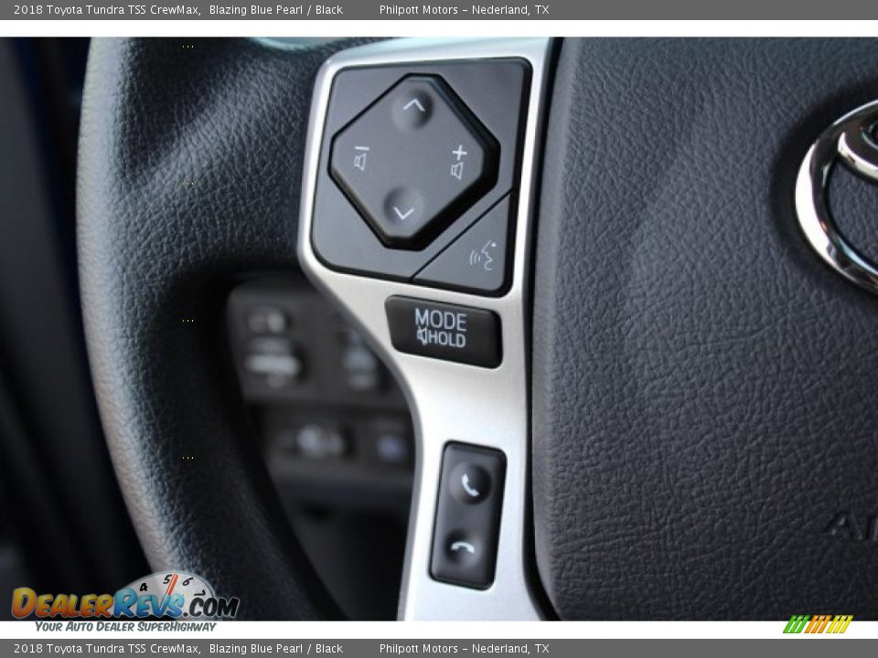 2018 Toyota Tundra TSS CrewMax Blazing Blue Pearl / Black Photo #22