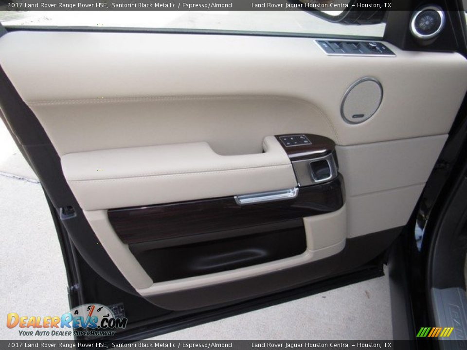 2017 Land Rover Range Rover HSE Santorini Black Metallic / Espresso/Almond Photo #18
