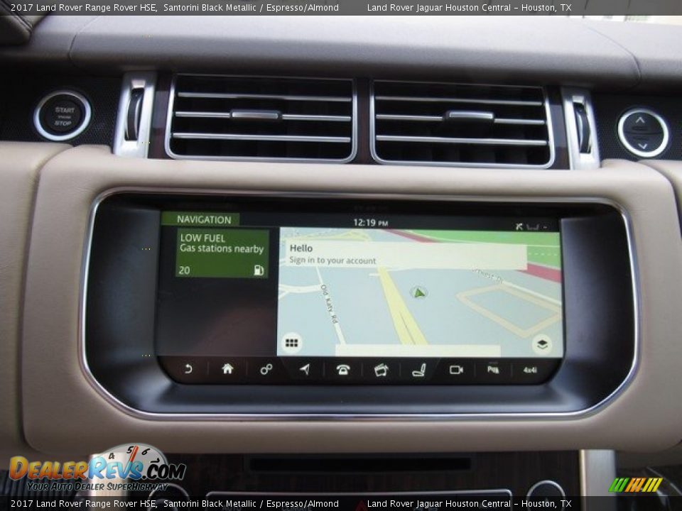 2017 Land Rover Range Rover HSE Santorini Black Metallic / Espresso/Almond Photo #19