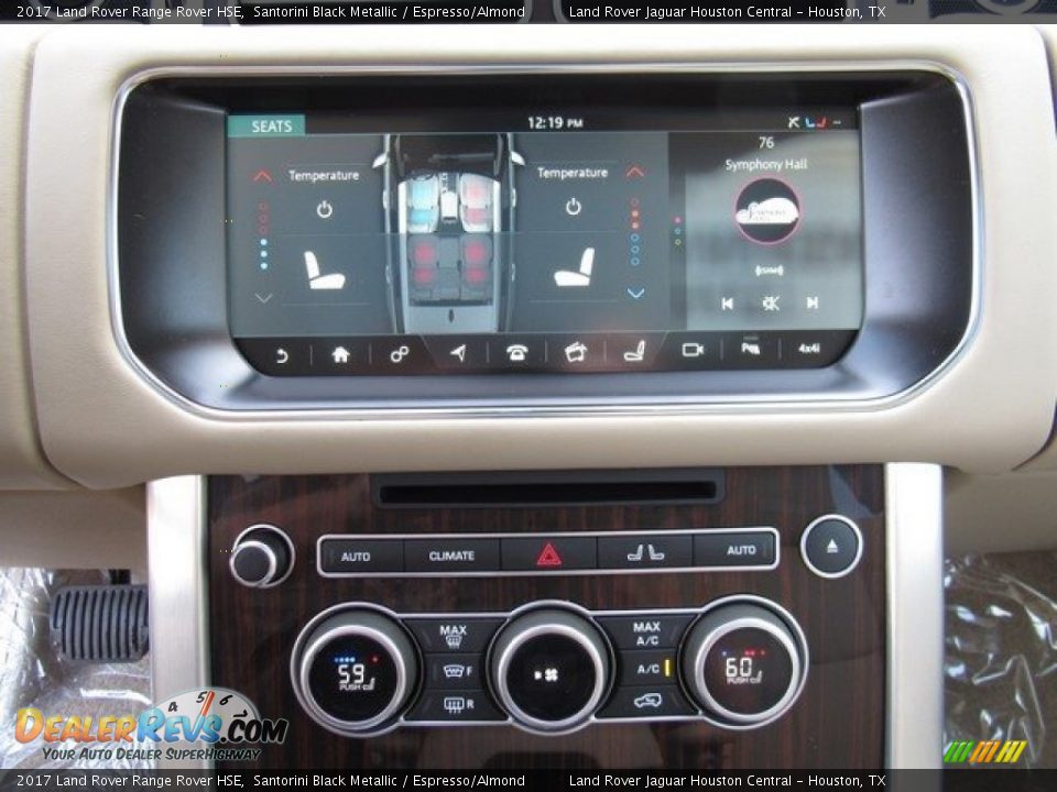 2017 Land Rover Range Rover HSE Santorini Black Metallic / Espresso/Almond Photo #21