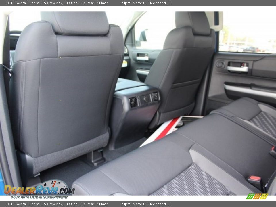 Rear Seat of 2018 Toyota Tundra TSS CrewMax Photo #26