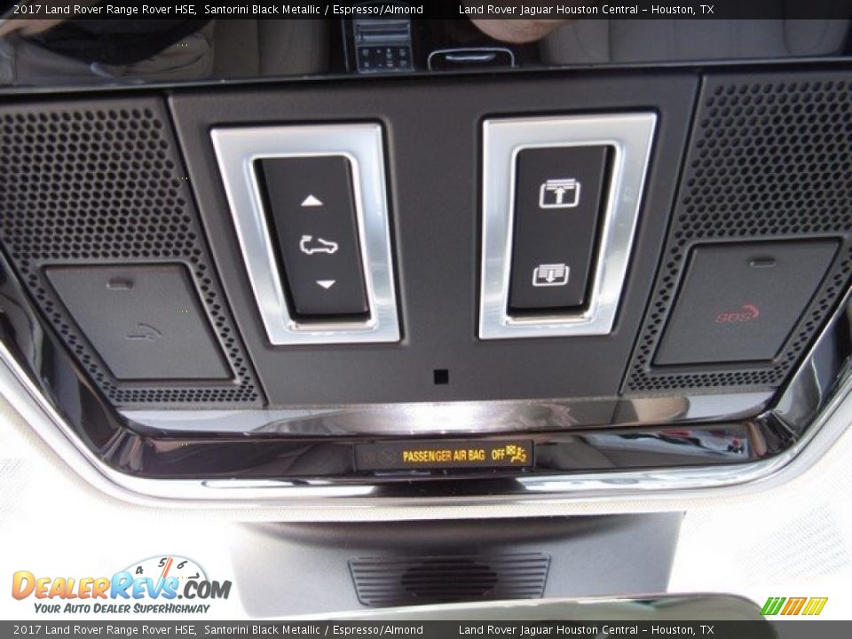2017 Land Rover Range Rover HSE Santorini Black Metallic / Espresso/Almond Photo #22