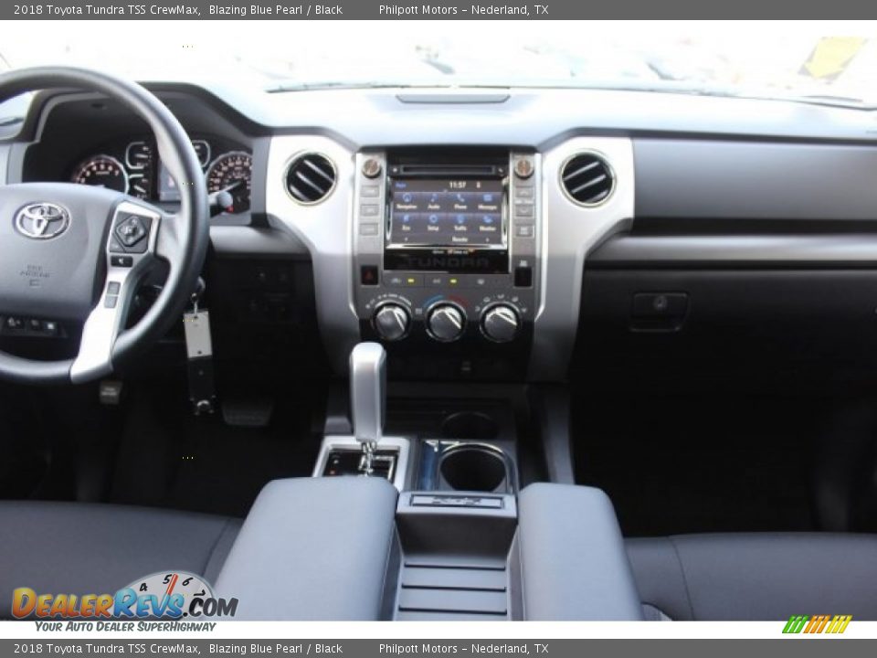 2018 Toyota Tundra TSS CrewMax Blazing Blue Pearl / Black Photo #28
