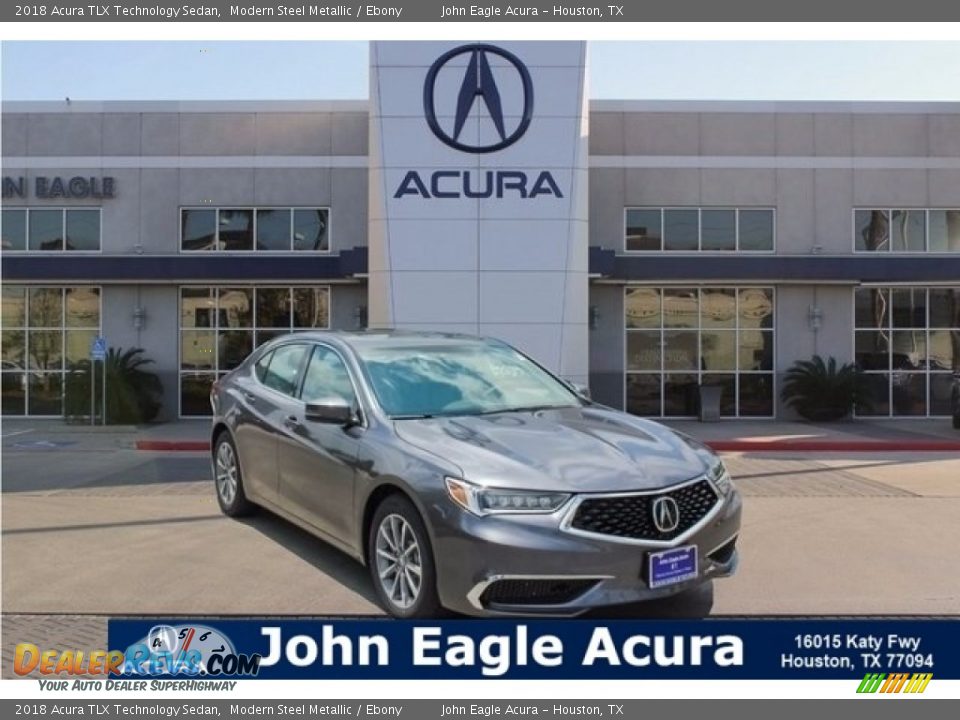 2018 Acura TLX Technology Sedan Modern Steel Metallic / Ebony Photo #1