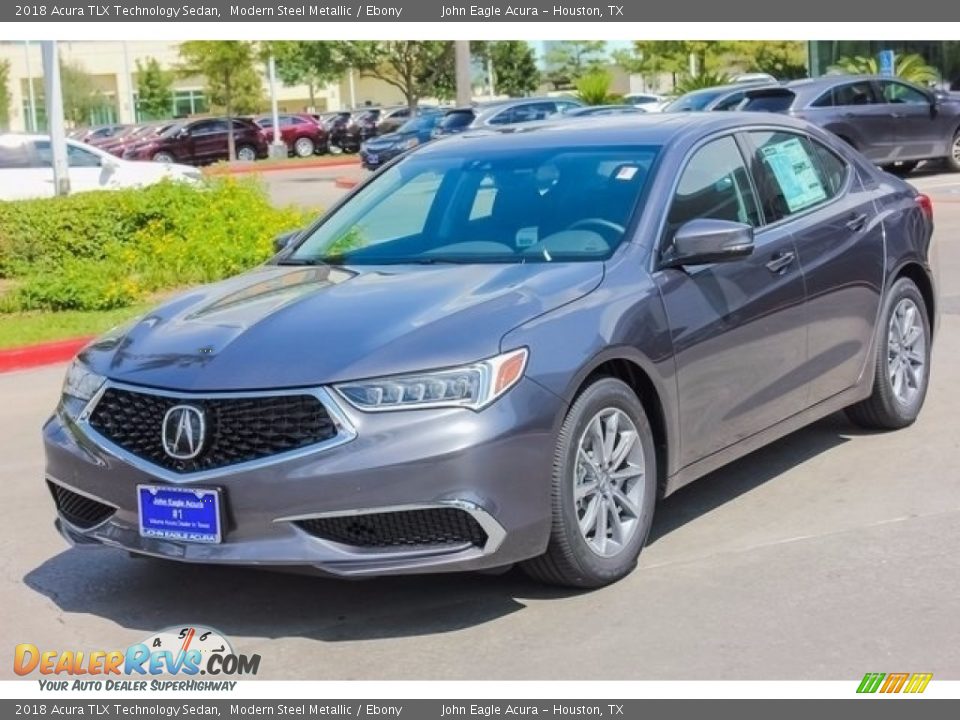 2018 Acura TLX Technology Sedan Modern Steel Metallic / Ebony Photo #3