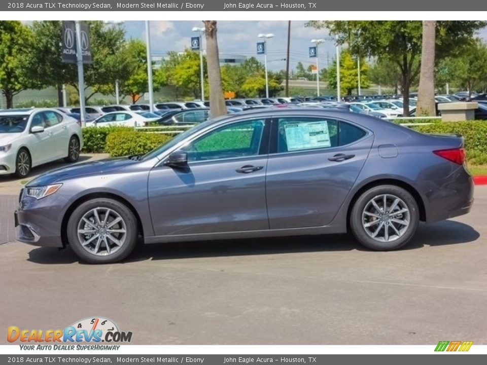 2018 Acura TLX Technology Sedan Modern Steel Metallic / Ebony Photo #4