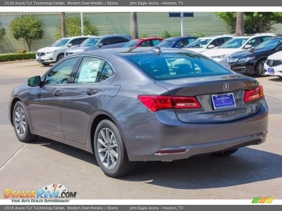 2018 Acura TLX Technology Sedan Modern Steel Metallic / Ebony Photo #5