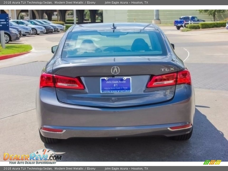 2018 Acura TLX Technology Sedan Modern Steel Metallic / Ebony Photo #6