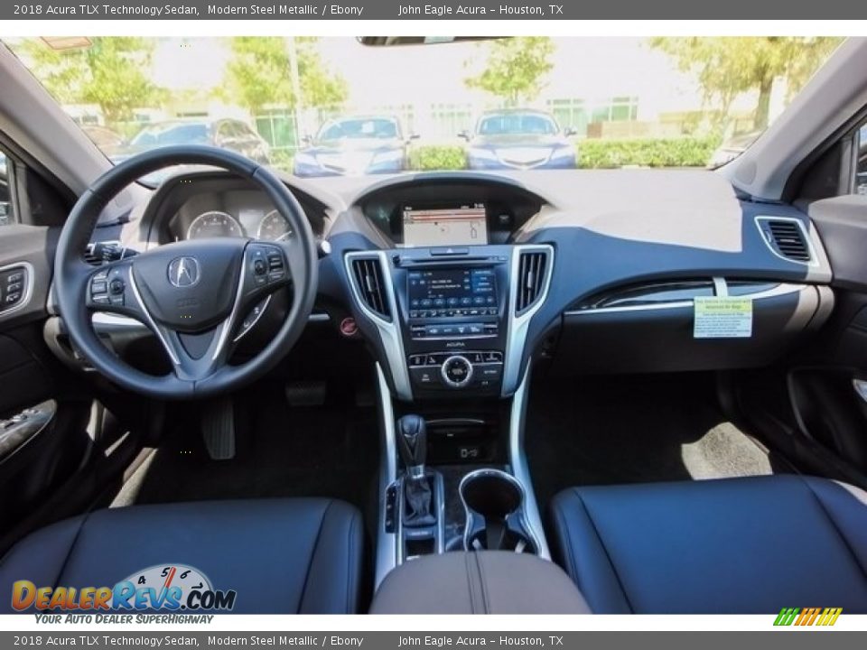 2018 Acura TLX Technology Sedan Modern Steel Metallic / Ebony Photo #9