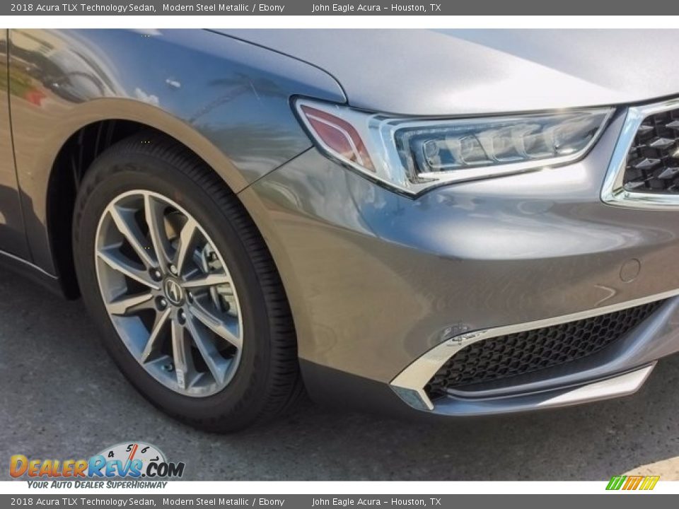 2018 Acura TLX Technology Sedan Modern Steel Metallic / Ebony Photo #10