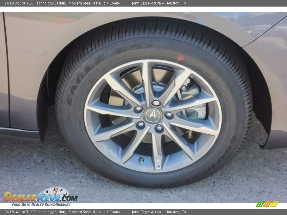 2018 Acura TLX Technology Sedan Modern Steel Metallic / Ebony Photo #11