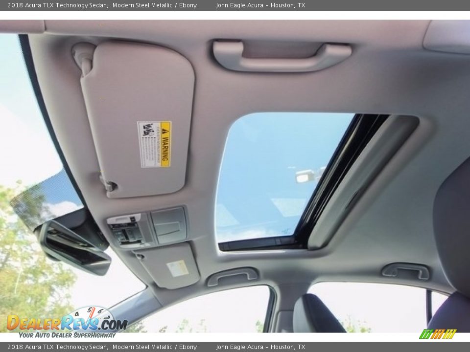 2018 Acura TLX Technology Sedan Modern Steel Metallic / Ebony Photo #14