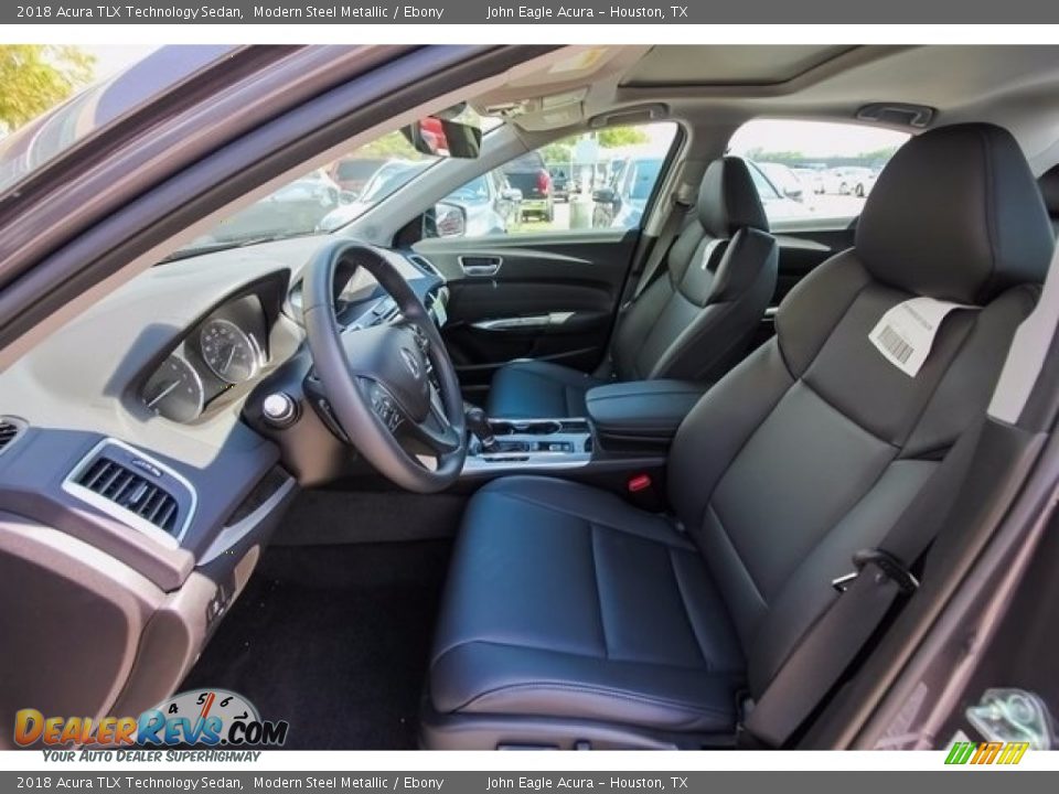 2018 Acura TLX Technology Sedan Modern Steel Metallic / Ebony Photo #15