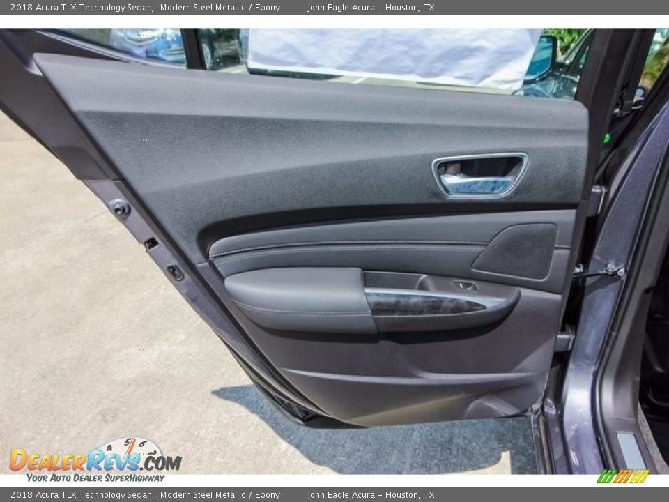 2018 Acura TLX Technology Sedan Modern Steel Metallic / Ebony Photo #16