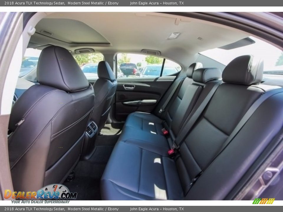 2018 Acura TLX Technology Sedan Modern Steel Metallic / Ebony Photo #17