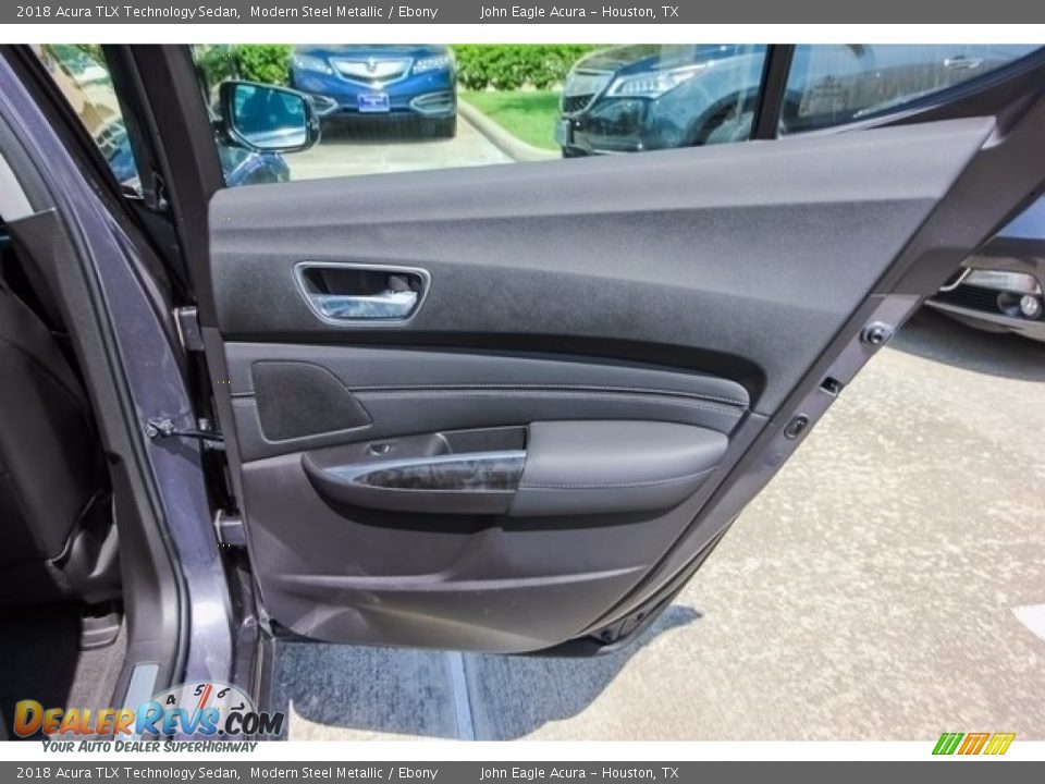 2018 Acura TLX Technology Sedan Modern Steel Metallic / Ebony Photo #19