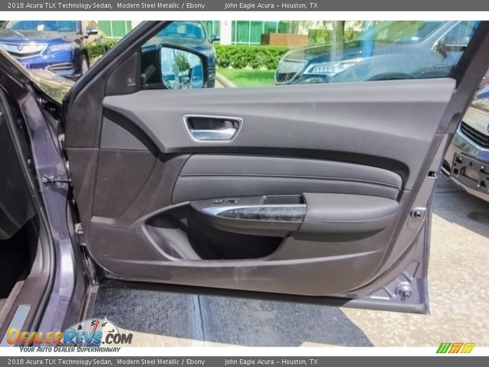2018 Acura TLX Technology Sedan Modern Steel Metallic / Ebony Photo #21