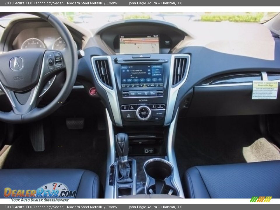 2018 Acura TLX Technology Sedan Modern Steel Metallic / Ebony Photo #26
