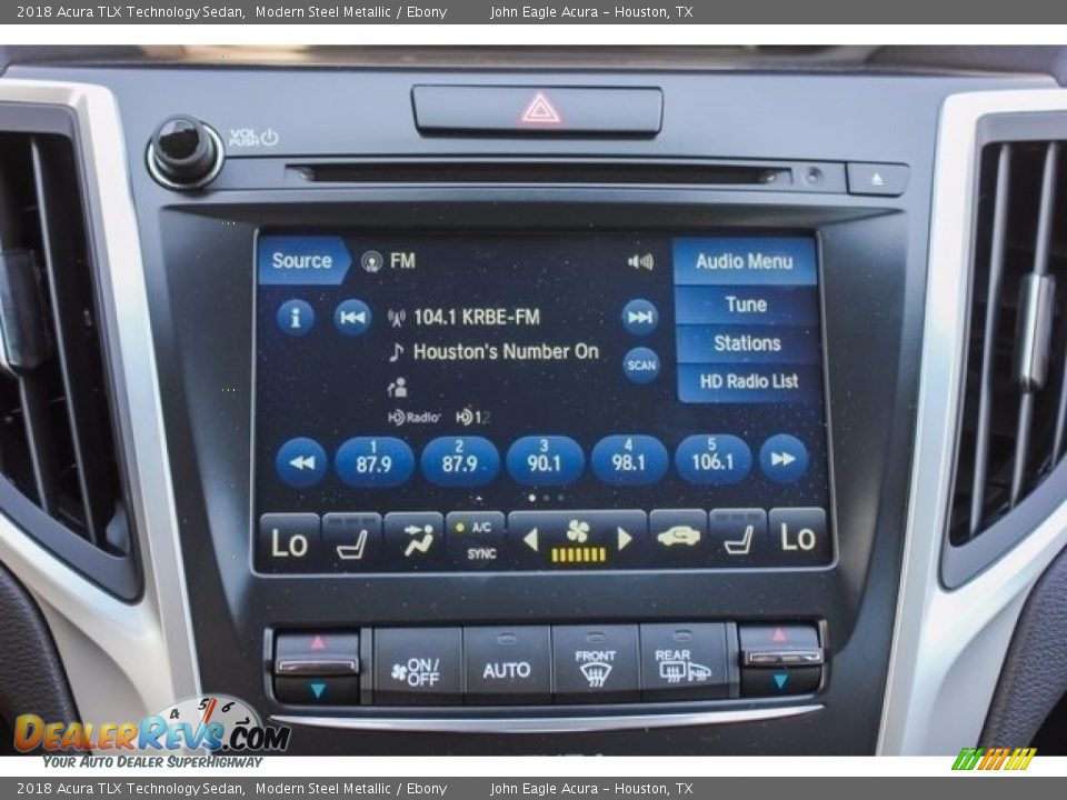 2018 Acura TLX Technology Sedan Modern Steel Metallic / Ebony Photo #28