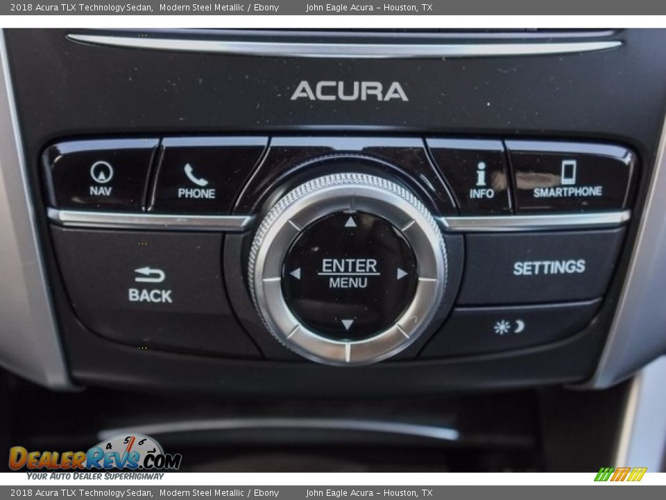 2018 Acura TLX Technology Sedan Modern Steel Metallic / Ebony Photo #29