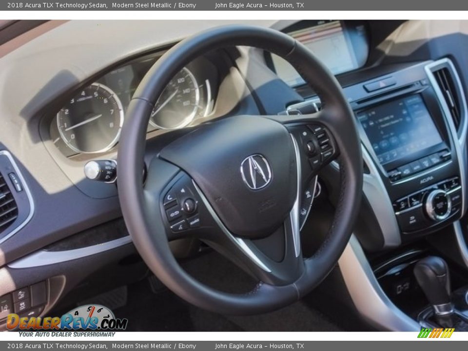 2018 Acura TLX Technology Sedan Modern Steel Metallic / Ebony Photo #31