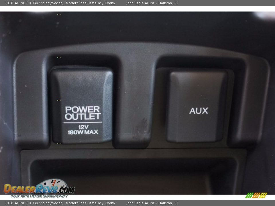 2018 Acura TLX Technology Sedan Modern Steel Metallic / Ebony Photo #36