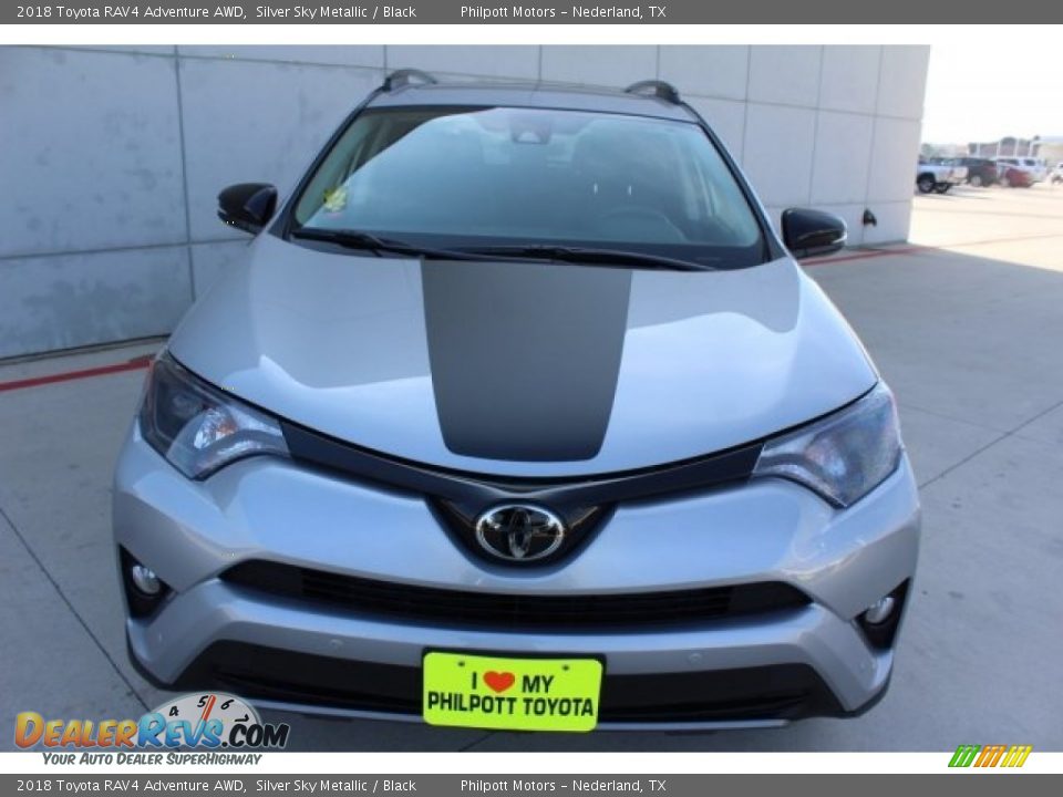 2018 Toyota RAV4 Adventure AWD Silver Sky Metallic / Black Photo #2