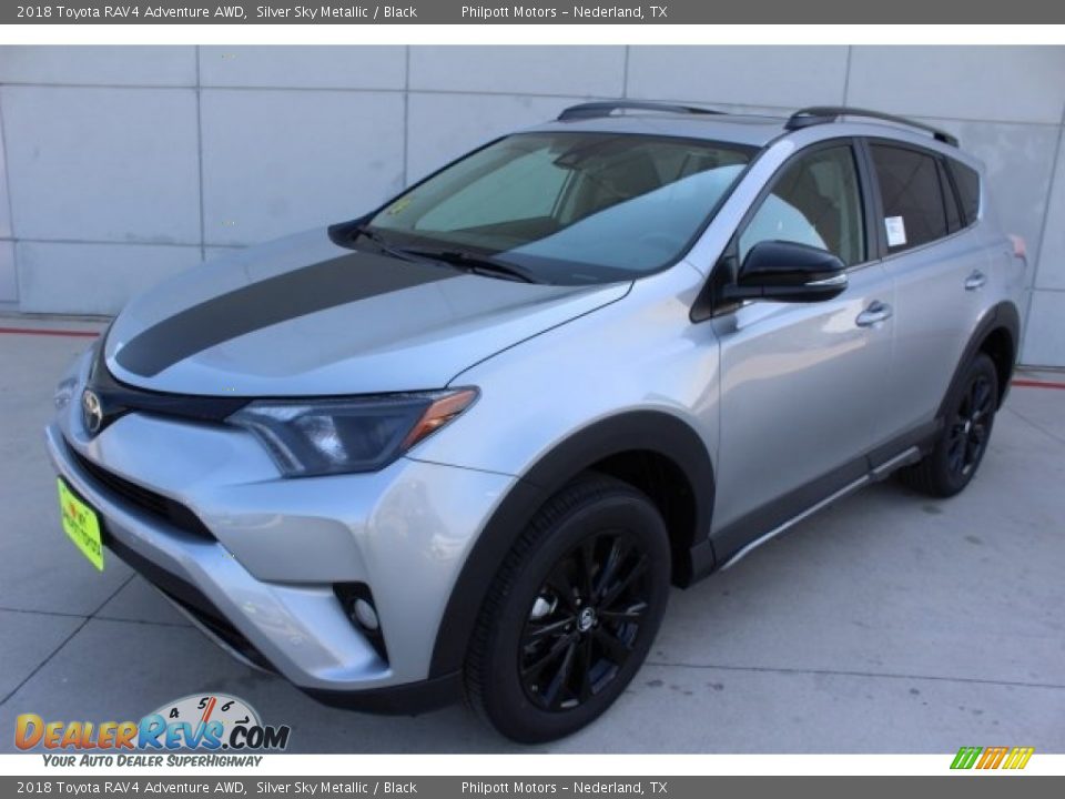 2018 Toyota RAV4 Adventure AWD Silver Sky Metallic / Black Photo #3