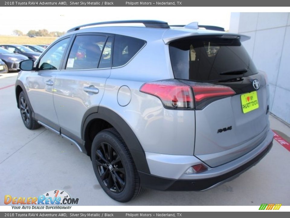 2018 Toyota RAV4 Adventure AWD Silver Sky Metallic / Black Photo #6