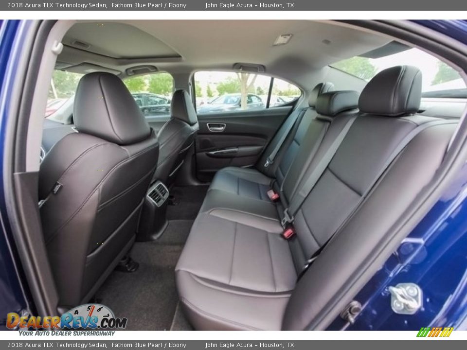 2018 Acura TLX Technology Sedan Fathom Blue Pearl / Ebony Photo #17