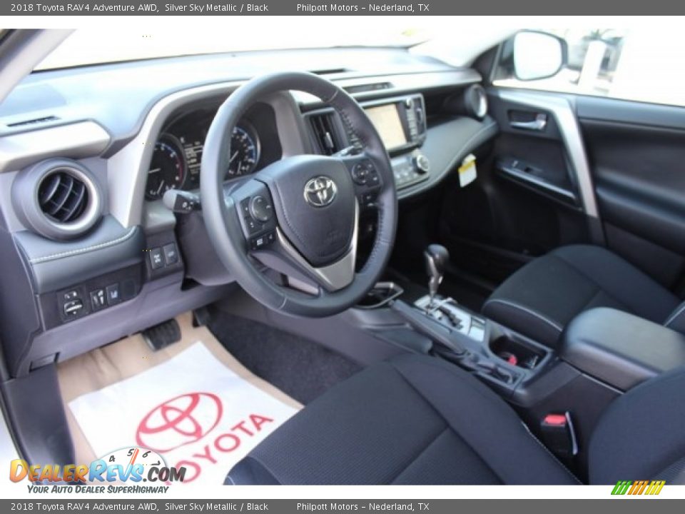 2018 Toyota RAV4 Adventure AWD Silver Sky Metallic / Black Photo #9