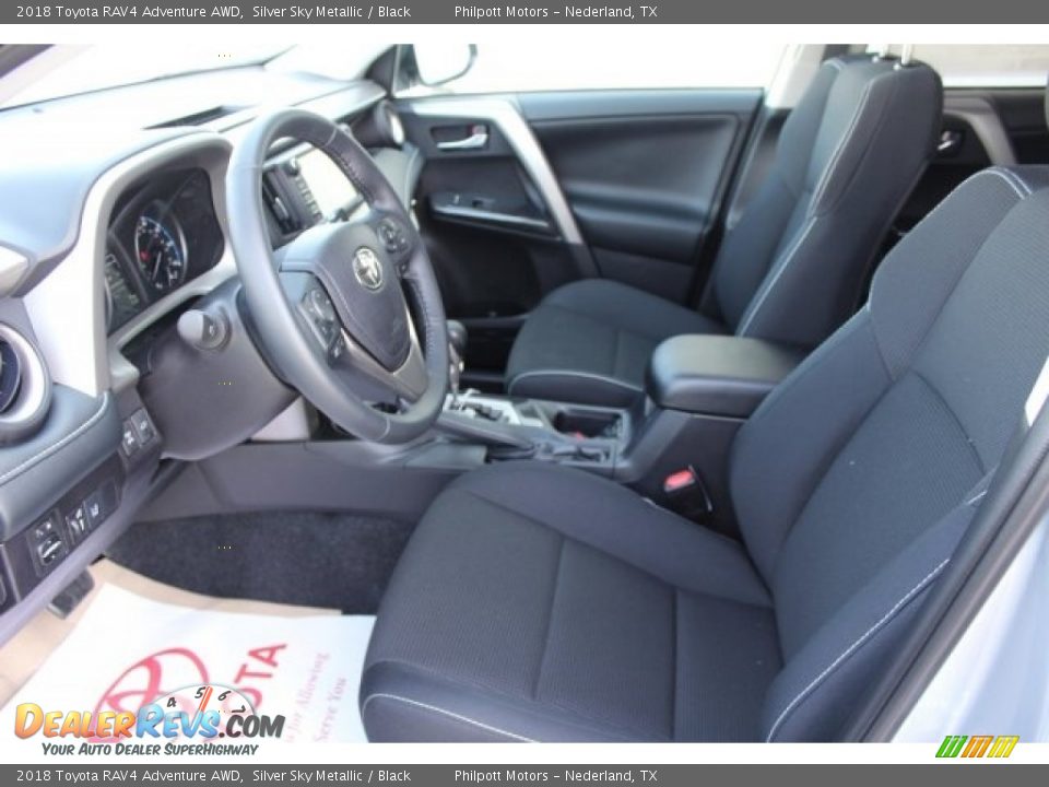 2018 Toyota RAV4 Adventure AWD Silver Sky Metallic / Black Photo #10