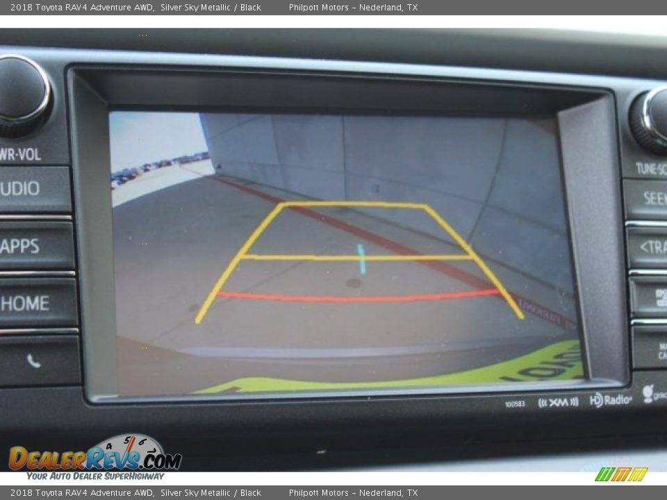2018 Toyota RAV4 Adventure AWD Silver Sky Metallic / Black Photo #16